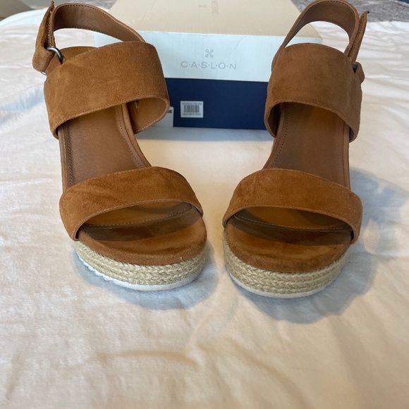 Cognac Suede sandals - Picture 1 of 5